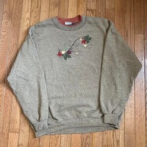 Vintage Earth Tone Graphic Nature‎ Crewneck
